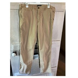 American Eagle extreme flex relaxed straight fit khakis